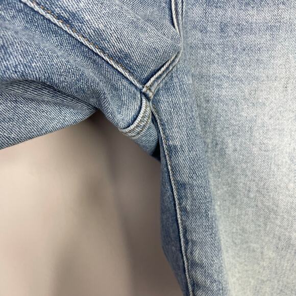 Old Navy Sky Hi Extra High Rise Straight Leg Raw Hem Ankle Stretch Jeans women 8 - Picture 7 of 16